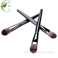 Black Wooden Handle Professional Foundation Makeup Brush